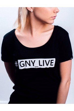 Camiseta GNY_LIVE Negra